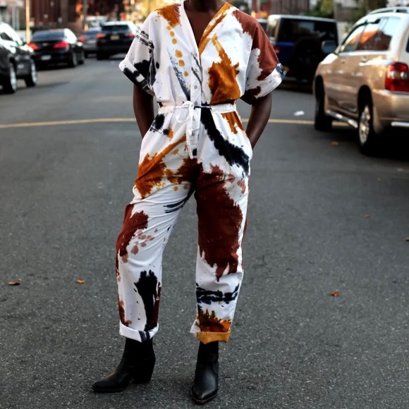 Osei Duro opus jumpsuit in thunderstruck - Picture 3 of 9